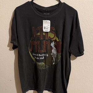 Forever 21 Janis Joplin distressed tee